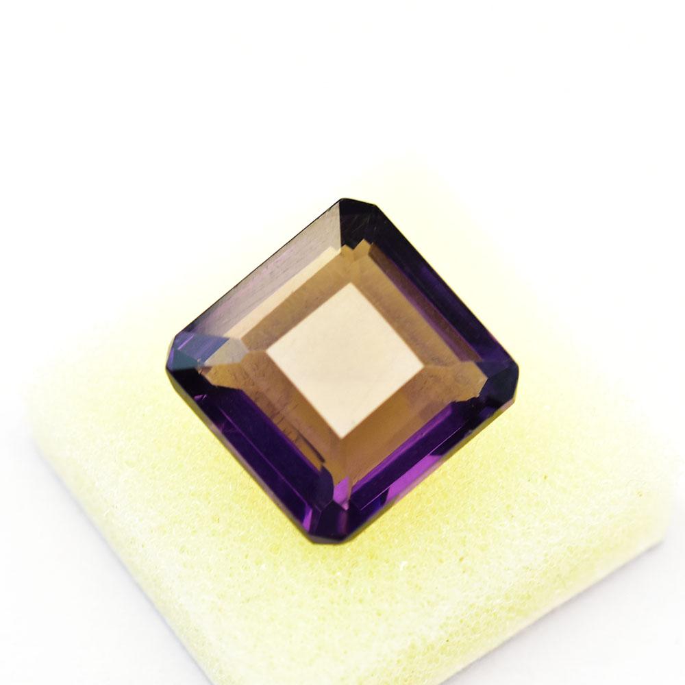 Natural Purple Sapphire Loose Gemstone 12.75 Ct Square Flawless September Birthday Birthstone