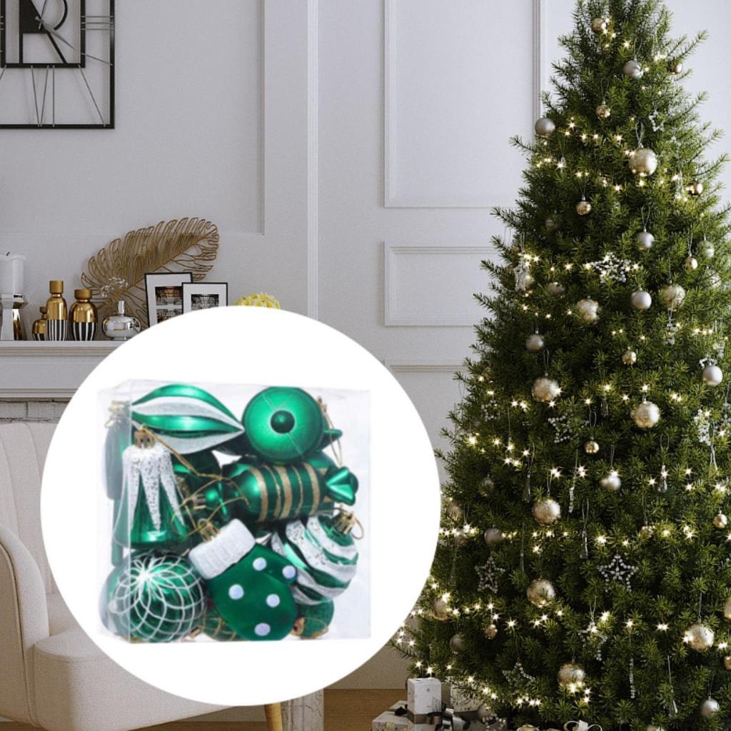 16 Pieces Christmas Decoration Hanging Pendant Photo Props Decorative Gifts Ornament Celebration for
