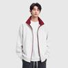 JEEP Men's Stand-Up Collar Color-Block Cardigan Sweatshirt Jacket