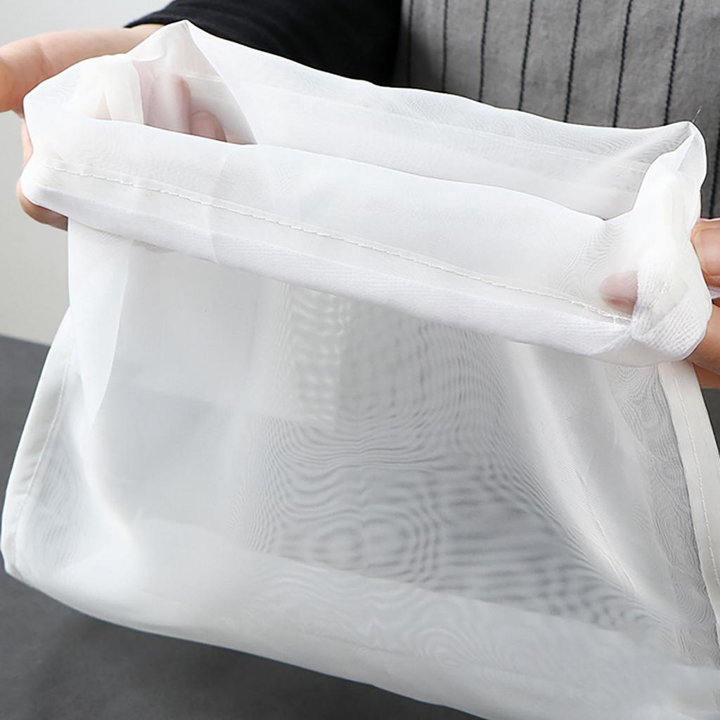 Soy Milk Wine Filter Bag Nut Milk Bag Tea Coffee Oil Yogurt Filter Net Mesh Reusable Nylon Filter Bags Food Strainers