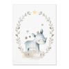 Cartoon Cute Animal Lion Giraffe Elephant Wall Art Canvas Painting Nursery Posters And Prints Wall Pictures Baby Kids Room Décor No Frame