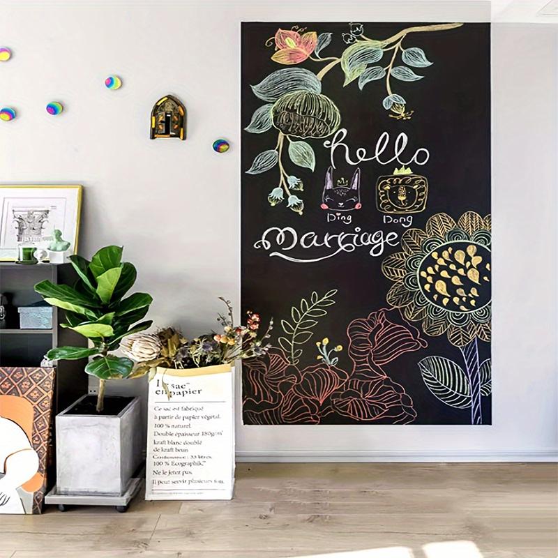 1PC PP Blackboard Wall Sticker Children's Educational Drawing Board 40x100cm