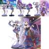 Premium Genshin Impact Keqing Stormlight Rain Pvc Figure Beautiful Girl Model Gift