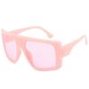 New Women'S Oversized Frame Sunglasses Women Fashion Jelly Square Sun Glasses Outdoor Travel Lady Eyewear Uv400