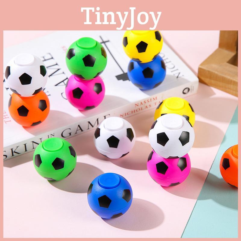 Kreatives Mehrfarbiges Fußballförmiges Kunststoff-Kreisel Kinderspielzeug für Kleinkinder