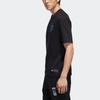 Adidas Originals Gradient Design Letter Casual Sports Short Sleeve T-Shirt Men Tops Black FI3989