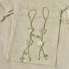 Ceramic Star Pendant Keychain Art Flower Phone Chain