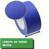 Blue Painters Tape, 1/2 Inch,3/4 Inch,1 Inch,2 Inch, Multi Size Painting Masking Tape, Clean Release Paper Tape for Home