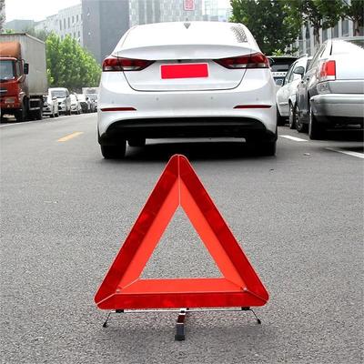 Trojúhelník pro auto Reflexní výstražný trojnožka Skládací Nouzový výstražný trojúhelník při poruše Červený Reflexní Varování před nebezpečím Trojnožka pro auto