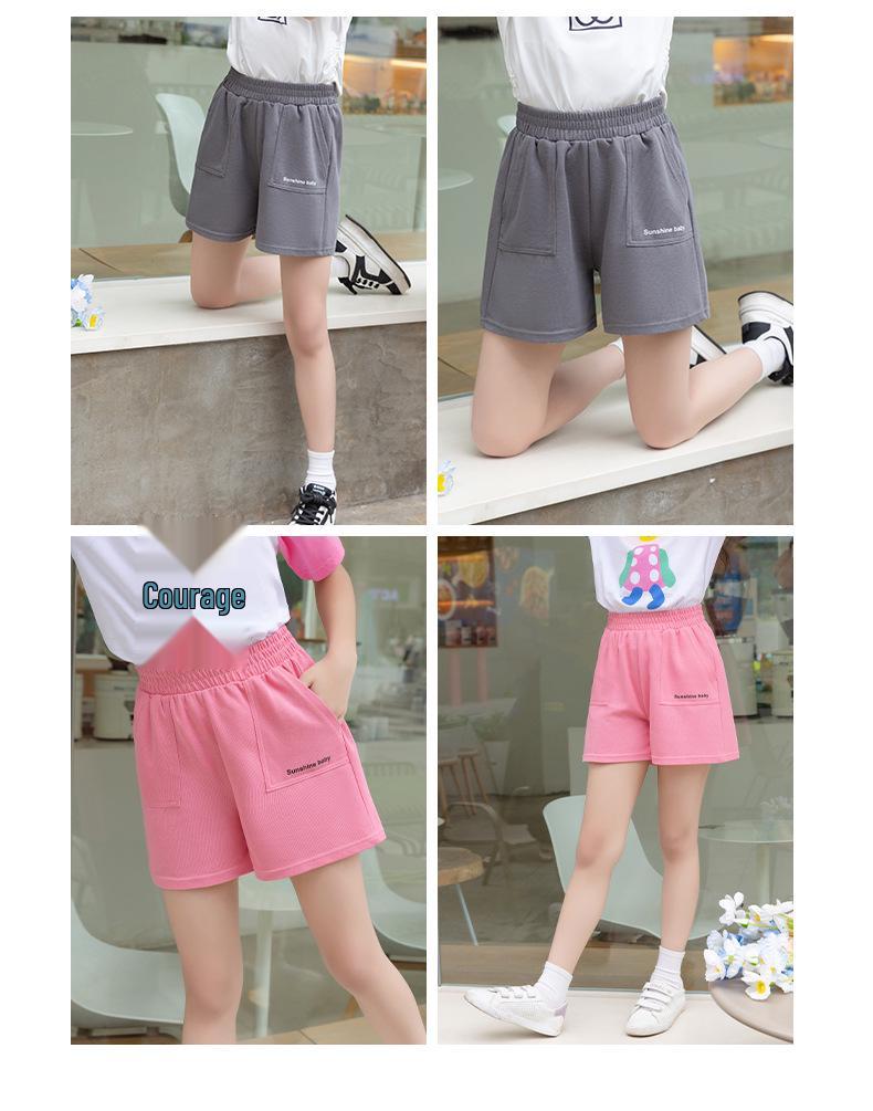 Girls' Summer Leggings & Shorts - Children's Casual Loose Capris