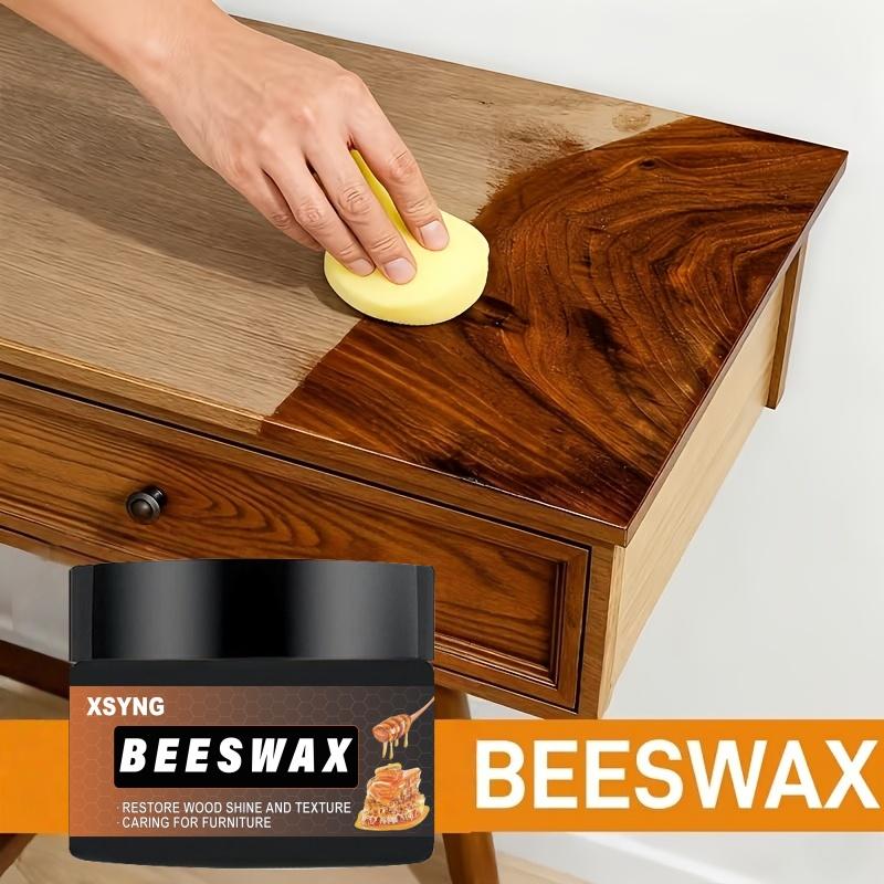 Leder- und Holzschutzwachs verbessert Glanz und Haltbarkeit, antihaftbeschichtet, geeignet für Schränke, Treppen, Sofas