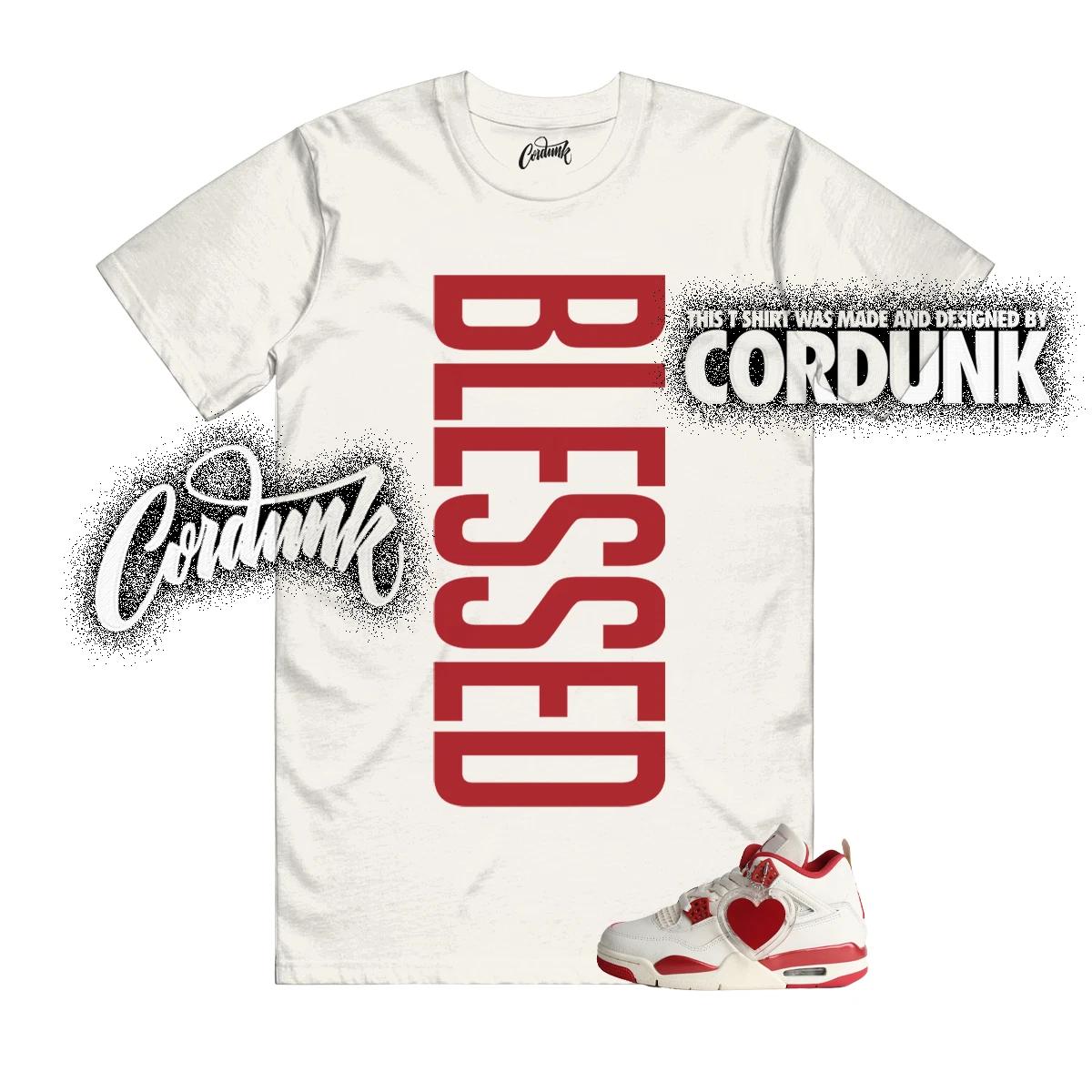 

4 Valentines Day Sierra Red Pale Ivory Tough T Shirt Match VERTBLS L