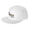 Fashion Pomona City California Retro Vintage s rainbow Flat Brim Sun Hat  Lazy Style Summer Cap