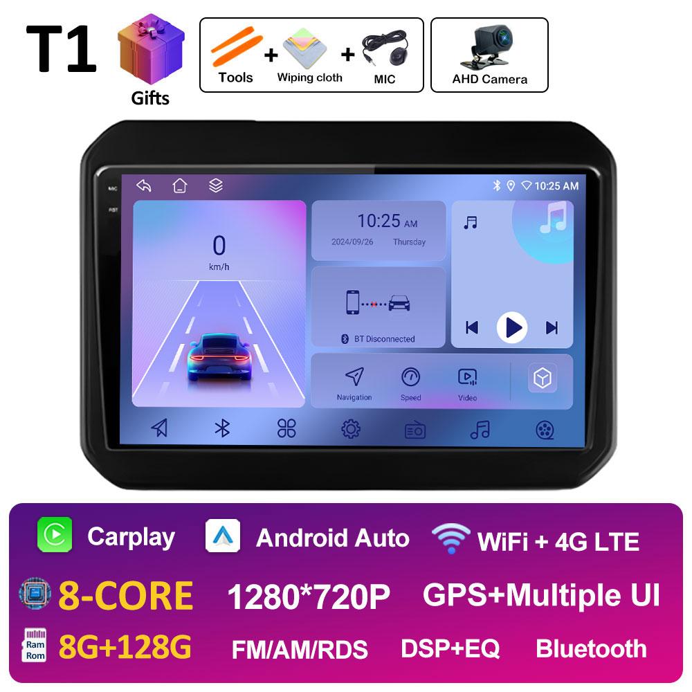 For Suzuki Ignis 2016 2017 2018 2019 2020 Android Auto Wireless Carplay DSP Stereo Autoradio Cooling Fan QLED IPS Screen WIFI 4G