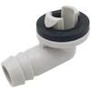 1Pc Air Conditioner Drain Connector Ac Drain Hose Plastic Elbow Rubber Ring Kit Anti-Defomed 1.5Cm Diameter Connector