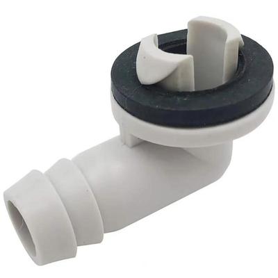 Universal AC Drain Connector 1PC Plastic Elbow Rubber Ring Kit for Both Residential & Commercial AC Repair