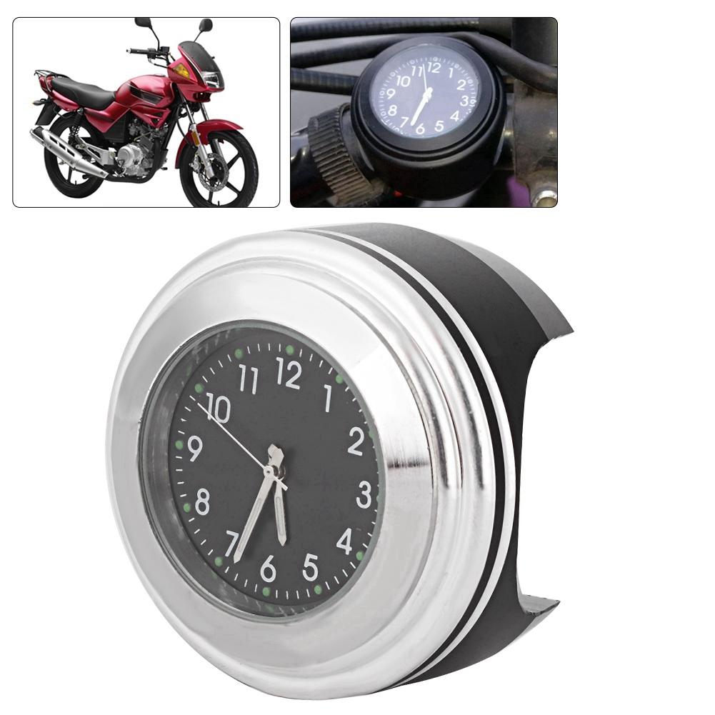 Motorcycle Modification Handlebar Mount Waterproof Quartz Clock Watch Accessories