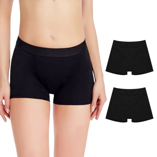 MACITEET Absorbent Sanitary Panties [4-Layer Construction, 60ml Absorption Capacity] Period Panties + 70% Absorbency Fabric * Waterproof Fabric Leak-P