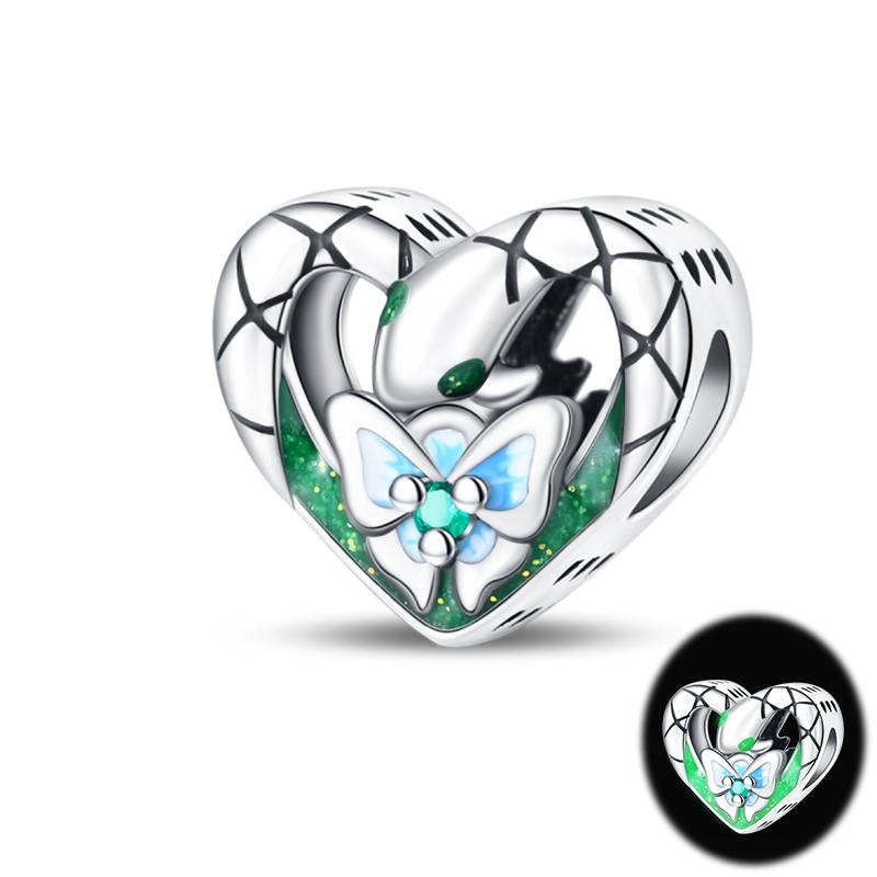 Forest Glow Elf Deer Charm Bead Component Astronaut UFO Bead Components Designed For Authentic Original 3mm Copper Metal Bracelet High Quality Fine