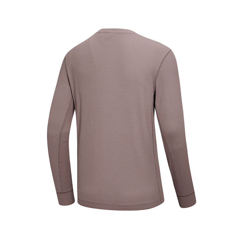 Saucony Soft And Comfortable Crew Neck Pullover Long Sleeve T-Shirt Men tops SA2269SW12L-RD031