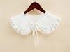 Women Blouse Dress Shawl Girls Solid Color Fake False Collar Detachable Collars Female Clothes Accessories