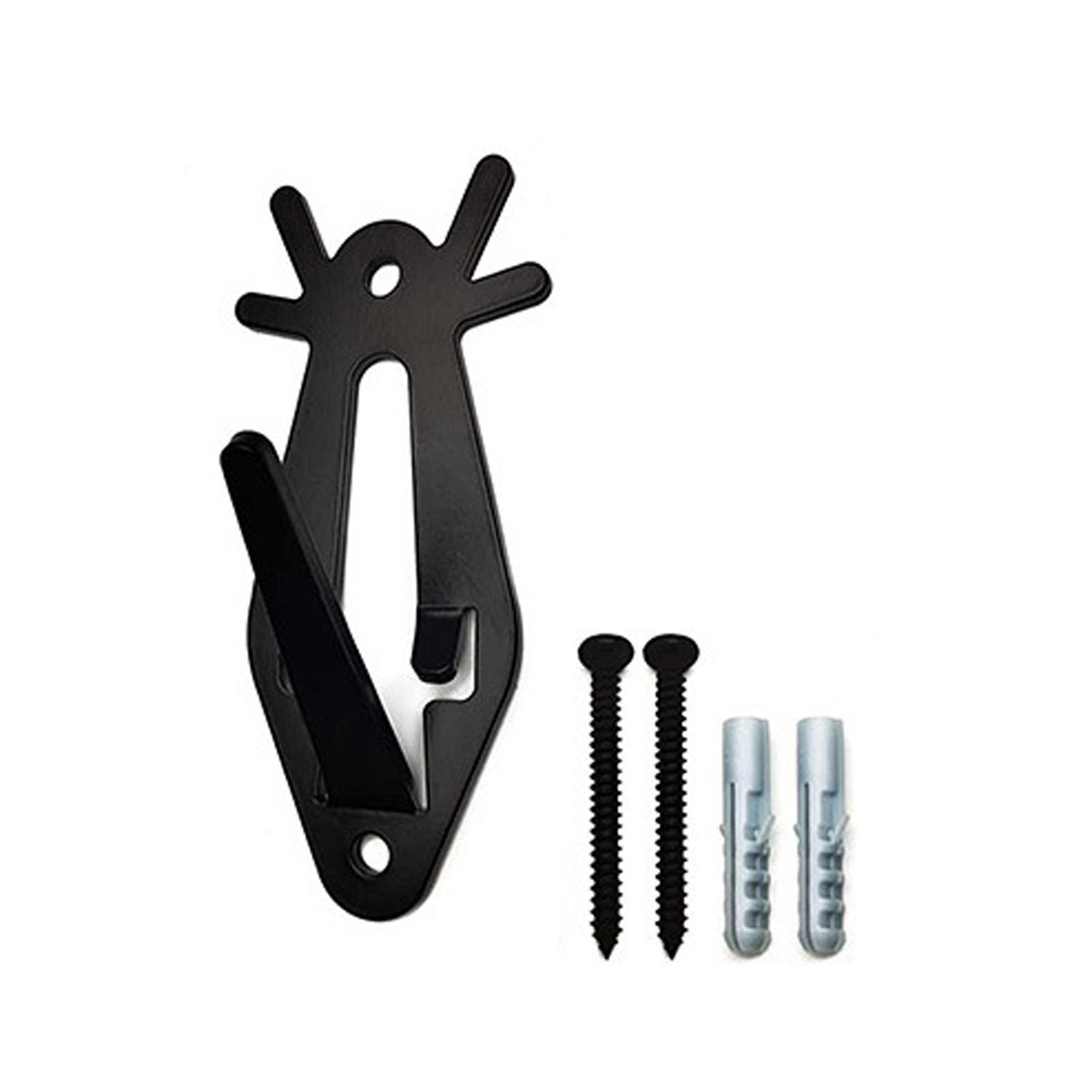 

6pcs Wall Hooks Deer Hook Hanging Easy Installation For Living Room Bedroom Decorative Hangers Organizer One Size чёрный