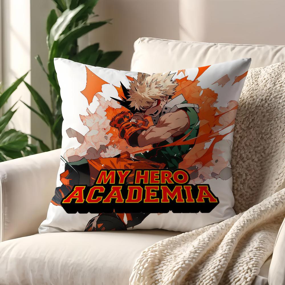 Katsuki Bakugo My Hero cushion cover For Pillow Sofa Printing Decoration Room Home Office Coffee Shop Car Nordic Simplicity