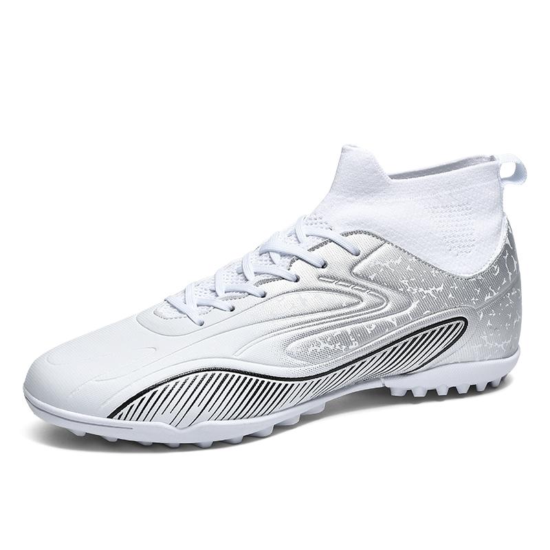 Männer Fußball Stiefel Lange Spikes Hohe Knöchel Fußball Schuhe AG/TF Kinder Outdoor Gras Stollen Fußball Stiefel Training Sport fußball Schuhe