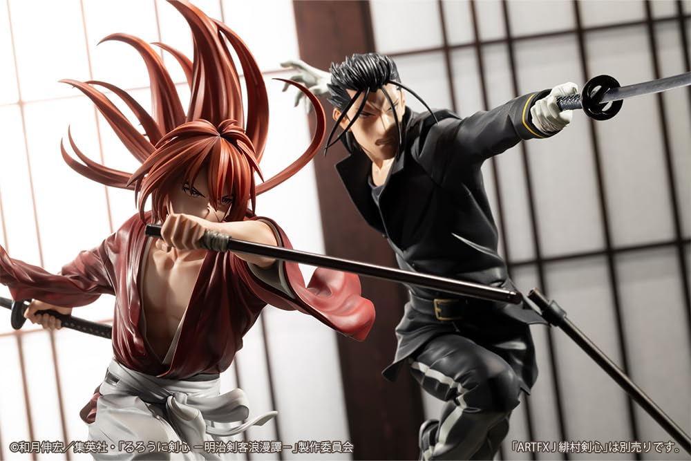 KOTOBUKIYA TV anime Kenshin Swordsman Romantic ARTFX J Hajime Saito scale PVC painted finished figure "Rurouni -Meiji Story" 1/8