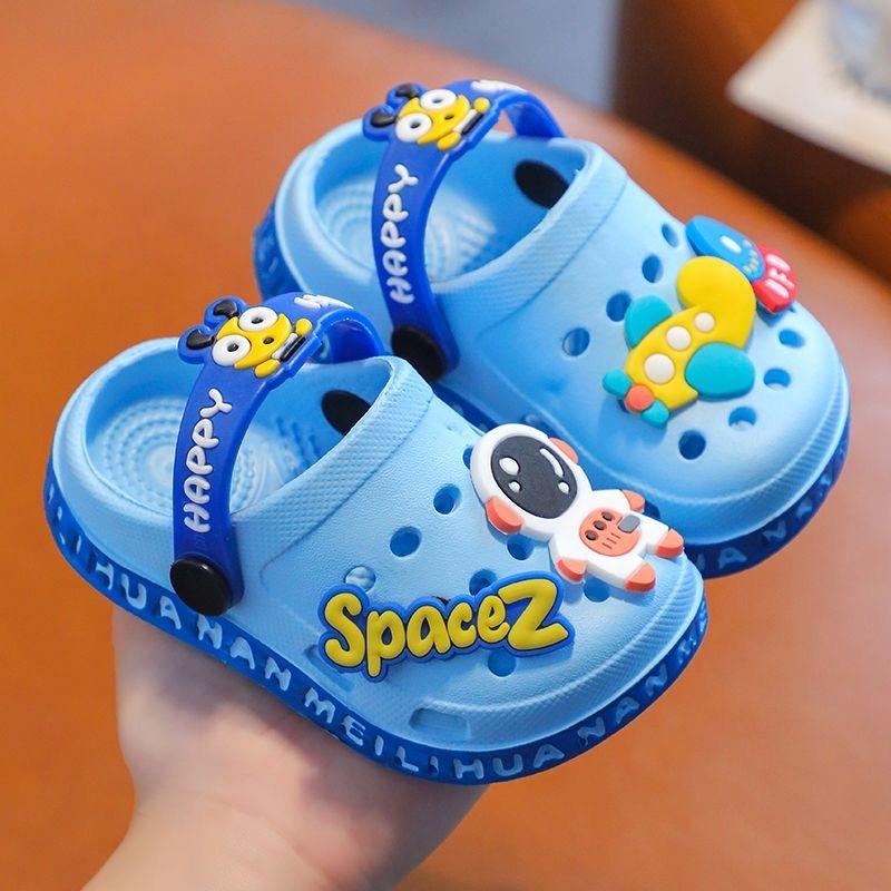 Children Garden Shoes Cute EVA Cartoon Beach Sandals Babies Summer Slippers High Quality Soft Kids Outdoor Slippers Flip Shoes
