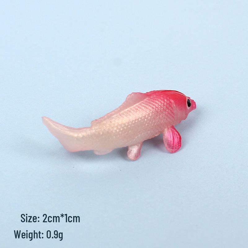 Miniaturowe akwarium z PVC Koi Model rekwizyty do samodzielnego wykonania - symulacja miniaturowej złotej rybki lub innych opcji ryb