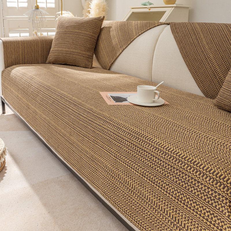 Sofakissen aus Baumwolle und Leinen, vier Jahreszeiten, allgemein, skandinavisch, modern, schlicht, alte Sackleinen, rutschfestes Kissen, Stoff, Sofabezug, Bezugsstoff