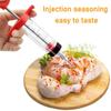 Turkey Baster Syringe Cooking Set Chicken Poultry Meat Marinade Injector BBQ Basting Brush Set Syringe Kitchen Tool