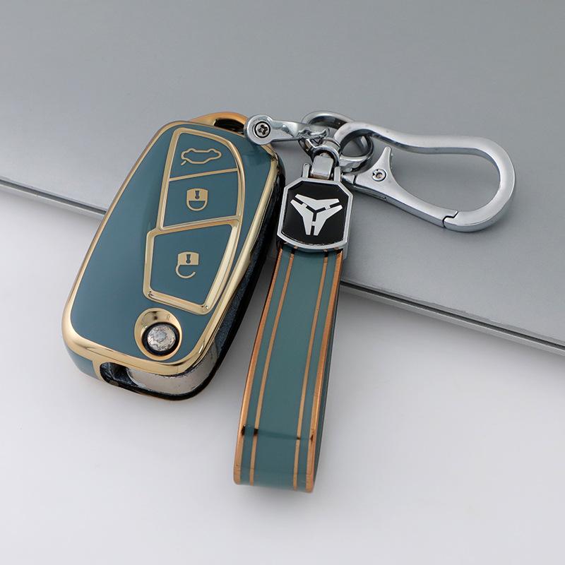 Applicable Fiat Car Key Case Panda European Car Key Case Phnom Penh Key Protective Case Cross-border New Products