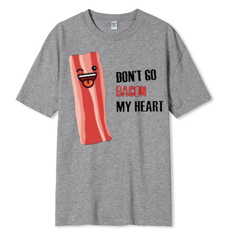 

Funny Couple Unisex Adult Cotton TShirts His Hers Matching Shirt Boyfriend Girlfriend Fried Eggs with Bacon Casual Lovely Tee 4XL