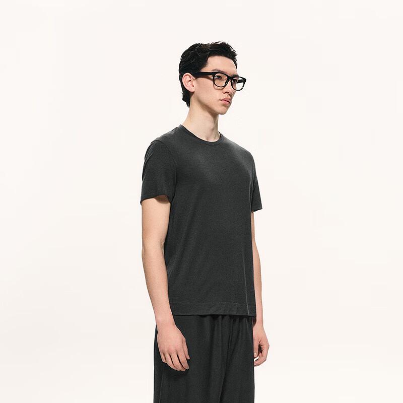 CROQUIS Men's Slim Fit Round Neck Short-Sleeve T-Shirt
