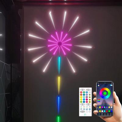 LED Firework Lights Christmas Birthday Party Indoor Decoration 213 Dynamic Modes Led Strip Lights Plastic
