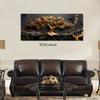 1pcs Golden Wealth Tree Decoration Painting Modern Light Luxury Living Room Entrance Background Wall Hanging Painting Nordic Sty