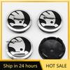 Car Sticker 2025 Hot 4PC 56mm Car Wheel Hub Center Caps Rim Cover Badge Emblem Stickers For Skoda Octavia Vrs Kodiaq Fabia Super