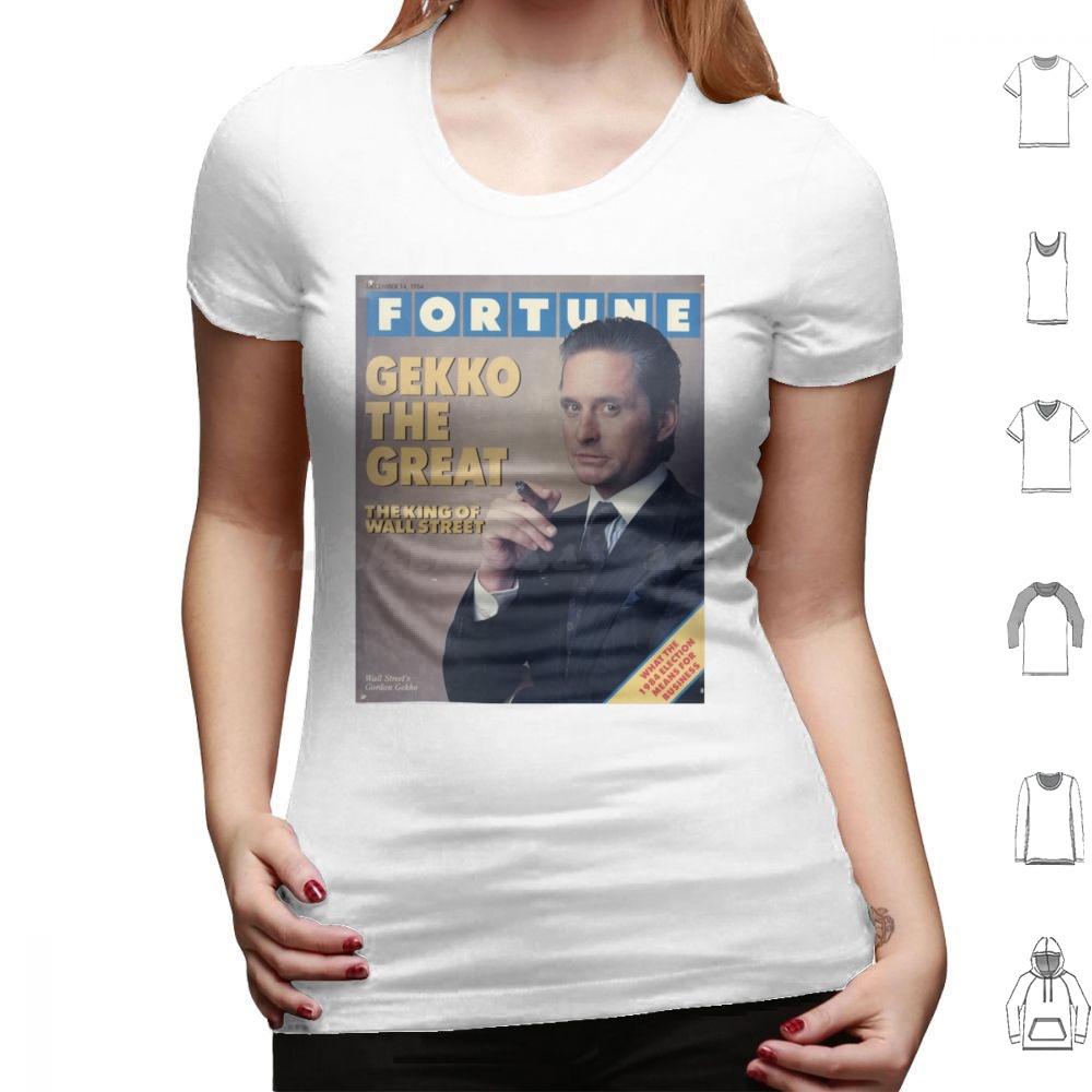 Gordon Gekko Fortune Magazine T Shirt Big Size 100 Cotton Gordon Gekko Gekko Fortune Wall Street Michael Douglas Finance