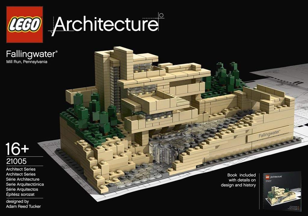 LEGO Architecture Series 6: Fallingwater Kauffman House by Frank Lloyd Wright [21005] [Parallel Import]