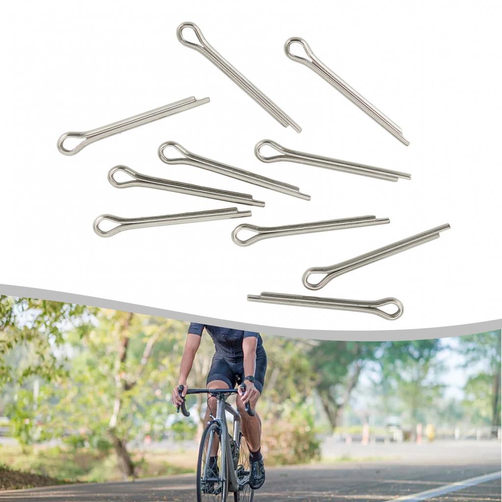 Secure Retaining Split Pins for Bike Disc Brake Pads Set of 10 Rust