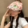 Japanese-style Playful Graffiti Beret for Women, Niche Backwards-worn Forward Cap, Funny Newsboy Cap That Makes the Face Look Smaller, Trendy