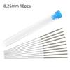 10pcs 3D Printer Nozzle Cleaning Kit 0.15/0.2/0.25/0.3/0.35/0.4/0.5/0.6/0.8/1.0mm Stainless Steel Nozzle Cleaning Needles