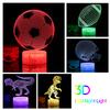 3D Dinosaur Led Night Light   Lamp Color Changing Lights Bedside Table Desk Lamp with Touching & Remote Control for Kids Gifts Home Decoration