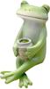 DAIKAI Copo Frog Taking a Cup of Tea, Approx. 1.7 X 2.5 X 4cm, 47086