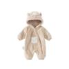 DAVE & BELLA Newborn Winter Warm Hooded Bodysuit