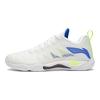 Li Ning Hawk Eagle 5 Durable Low-Top Badminton Shoes Unisex Shoes White Blue AYAS026-1