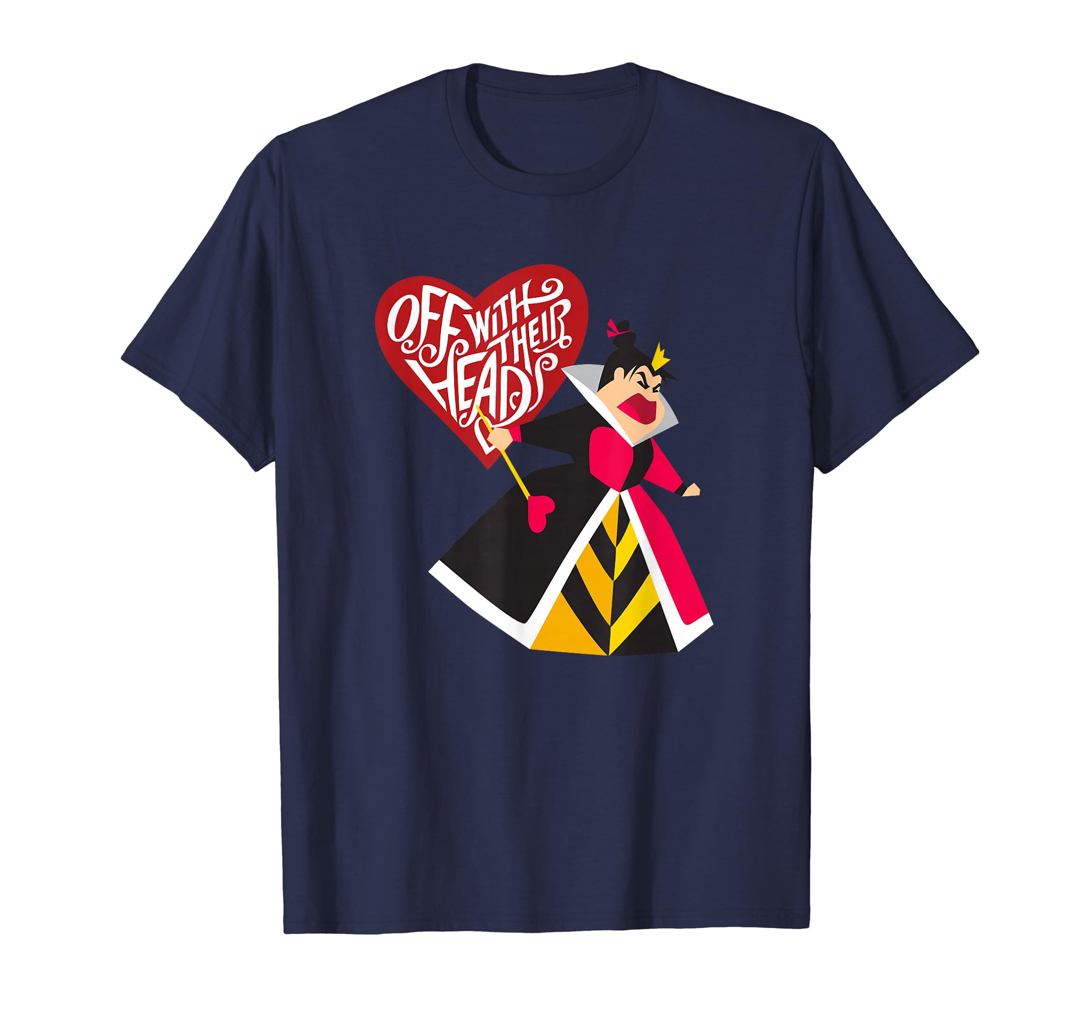 Alice in Wonderland Queen of Hearts Off with Their Heads T-Shirt