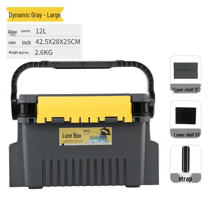 Landa Multifunktionale Sit-on Köderfischerei Tackle Box